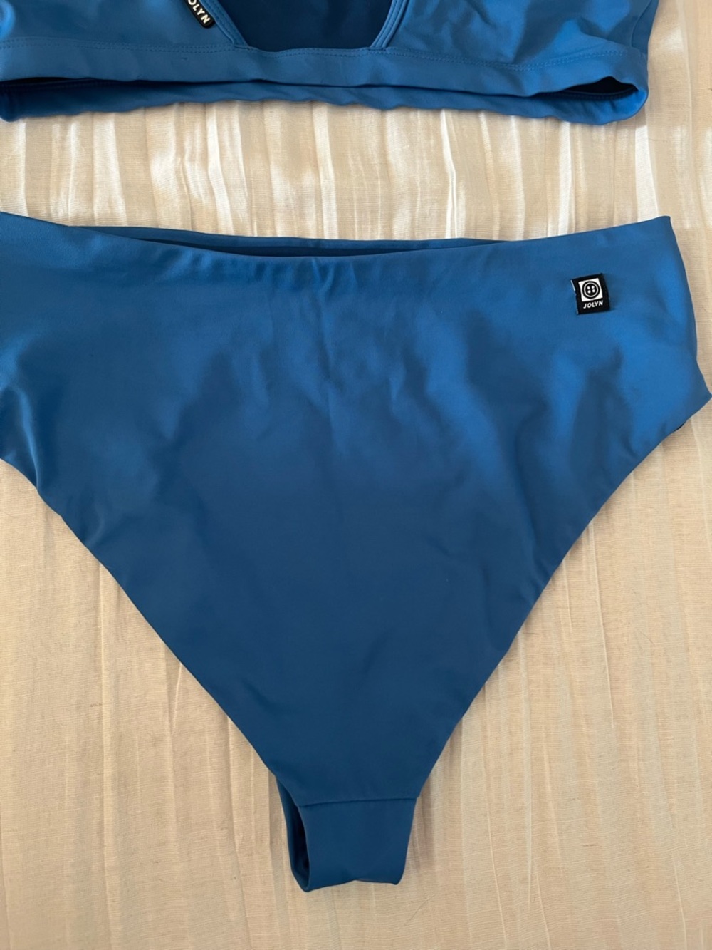 Jolyn Swim Bikini Viviana Top and Natia Bottom in Blue Size M - Picture 7 of 9